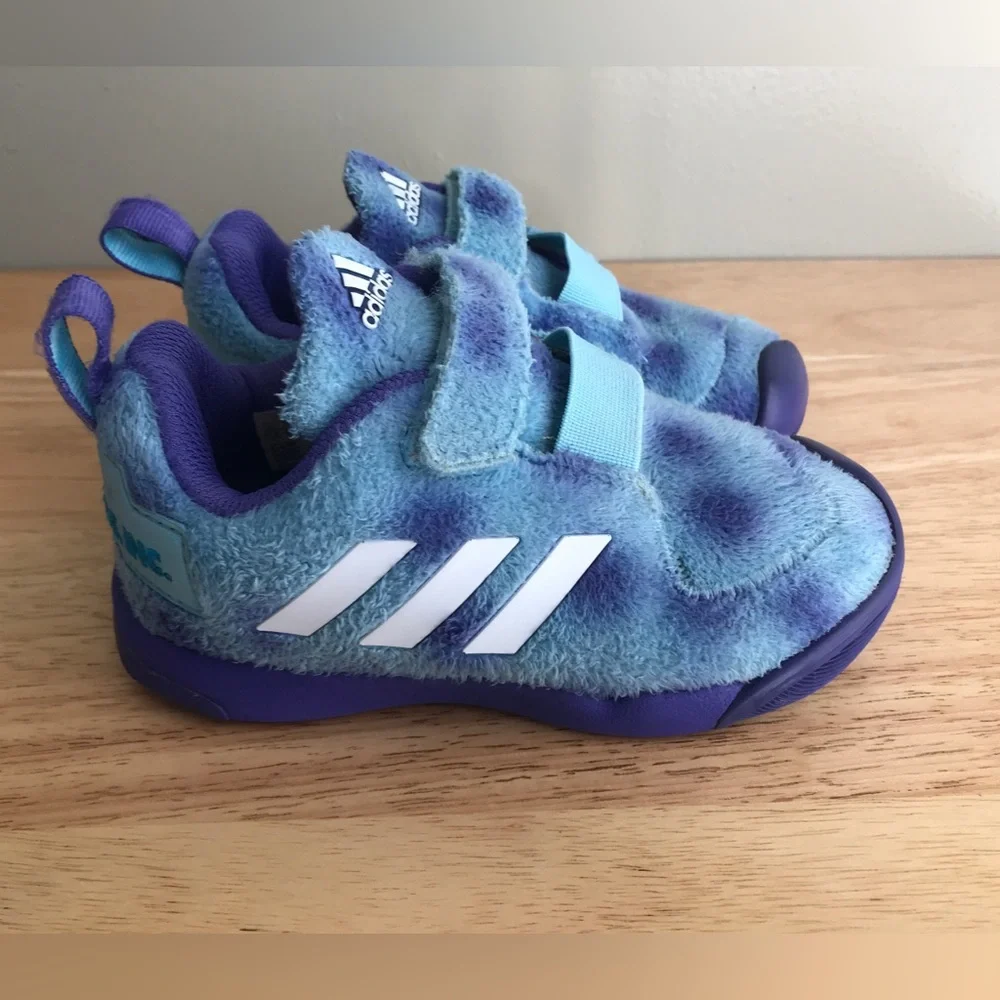 Adidas Disney Active Play Monster AG INC Kids Sneaker Sulley Fur Shoes Size: 8.5